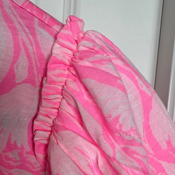 Lilly Pulitzer Pink and White Floral Dress - Picture 4 of 6